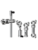 Комплект рыболовных креплений металлических (крепление для держателя, крепление зонта, кронштейны под миску и садок)