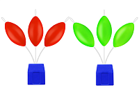 Плавующие бобышки на стопоре 3шт